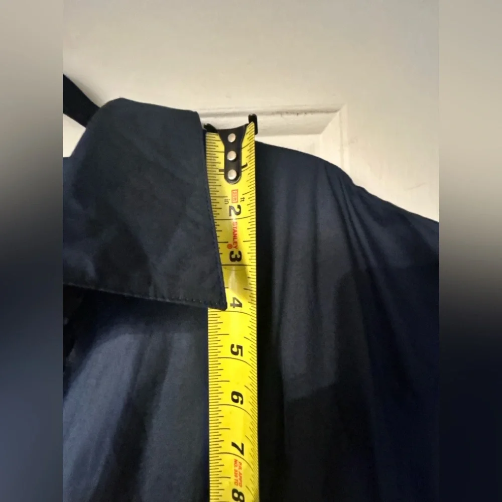 J.Crew Elena Mini Shirtdress Cotton Poplin Navy Blue Size 10 NWT - Picture 11 of 12